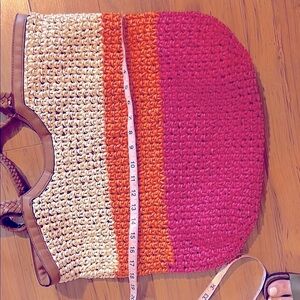 Colorful Woven Tote Bag